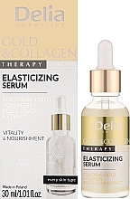 Gold & Collagen Face Serum - Delia Gold & Collagen Therapy Elasticizing Serum — photo N2