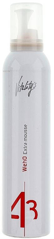 Extra Strong Hold Mousse - Vitality's We-Ho Extra Mousse — photo N1