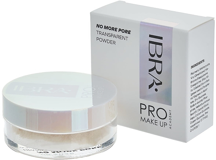 Transparent Loose Powder - Ibra No More Pore Transparent Powder — photo N1