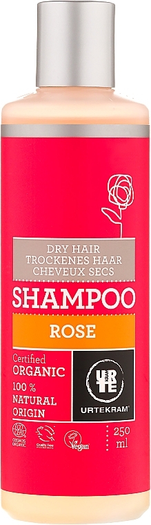 Dry Hair Shampoo "Rose" - Urtekram Rose Dry Hair Shampoo — photo N1