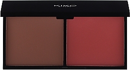 Fragrances, Perfumes, Cosmetics Blush & Bronzer Palette - Kiko Milano Smart Blush And Bronzer (02 -Biscuit And Coral)