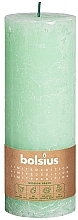 Fragrances, Perfumes, Cosmetics Cylindrical Candle, grren, 190x68 mm - Bolsius