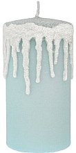 Fragrances, Perfumes, Cosmetics Icicles Decorative Candle, dark blue, 7x14cm - Artman