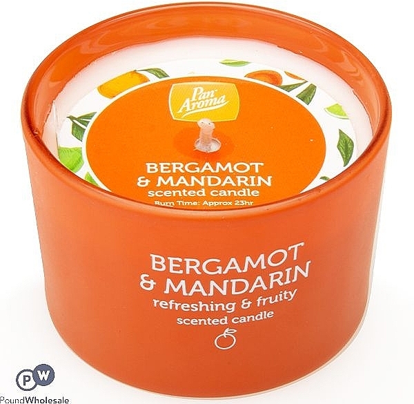 Scented Candle 'Bergamot and Mandarin' - Pan Aroma Beramot & Mandarin Scented Candle — photo N1