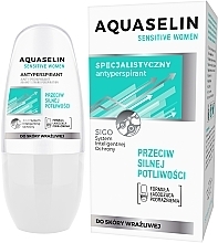 Fragrances, Perfumes, Cosmetics Roll-On Deodorant for Sensitive Skin - AA Aquaselin Sensitive Women Deo