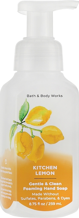 Kitchen Lemon Foaming Hand Soap - Bath and Body Works Kitchen Lemon Gentle Foaming Hand Soap — photo N1