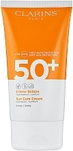 Fragrances, Perfumes, Cosmetics Sun Protection Body Cream - Clarins Solaire Corps Hydratante Cream SPF 50+