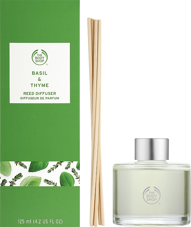 Basil & Thyme Reed Diffuser - The Body Shop Basil & Thyme Reed Diffuser — photo N2