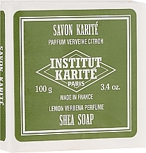 Fragrances, Perfumes, Cosmetics Soap - Institut Karite Lemon Verbena Shea Soap