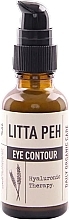 Fragrances, Perfumes, Cosmetics Eye Contour Cream - Litta Peh Eye Contour Hyaluronic Therapy