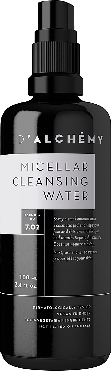 Makeup Removing Micellar Gel - D'Alchemy Micellar Cleansing Water — photo N1