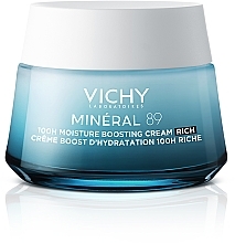 Fragrances, Perfumes, Cosmetics Rich Moisturizing Face Cream - Vichy Mineral 89 Rich 72H Moisture Boosting Cream