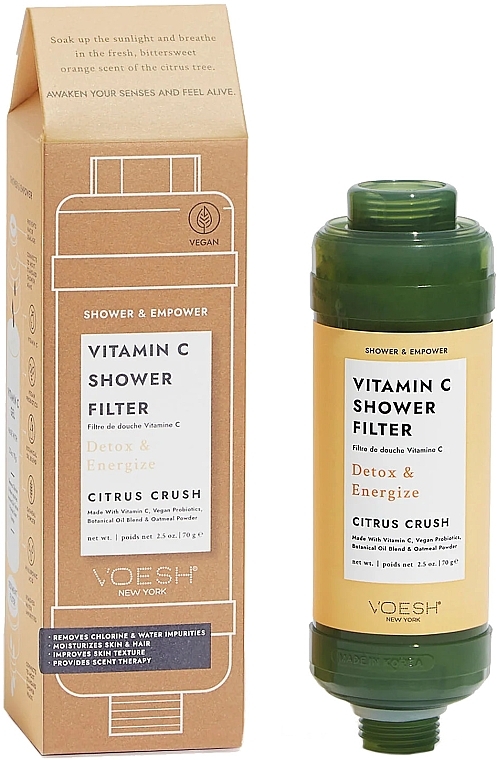 Shower Filter 'Citrus Crash' - Voesh Vitamin C Shower Filter Citrus Crush — photo N1