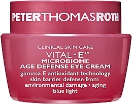 Fragrances, Perfumes, Cosmetics Anti-Aging Eye Cream - Peter Thomas Roth Vital-E Microbiome Age Defense Eye Cream