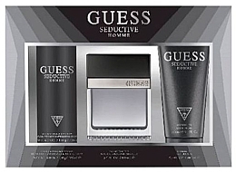 Fragrances, Perfumes, Cosmetics Guess Seductive Homme - Set (Edt/100 + deo/spray/226ml + sh/gel/200ml)