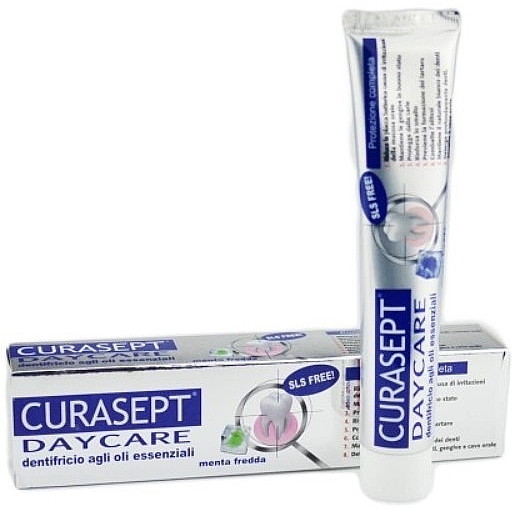 Cold Mint Toothpaste - Curaprox Curasept Daycare Cool Mint Toothpaste with Essentials Oils — photo N1