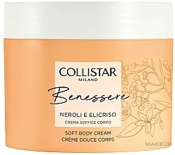 Fragrances, Perfumes, Cosmetics Body Cream - Collistar Benessere Neroli E Elicrisio Soft Body Cream