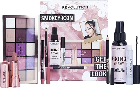 Makeup Revolution Get The Look Gift Set Smokey Icon - Makeup Revolution Get The Look Gift Set Smokey Icon — photo N1