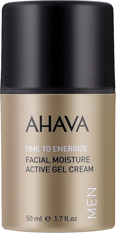 Moisturizing Face Cream-Gel - Ahava Time To Energize Men Active Moisture Gel Cream — photo N1