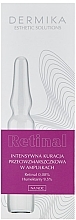 Fragrances, Perfumes, Cosmetics Intensive Anti-Wrinkle Night Ampoule - Dermika Esthetic Solutions Retinal