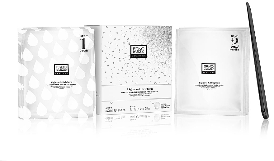 Face Mask - Erno Laszlo White Marble Face Mask (f/mask/4x70ml + f/mask/4x17g) — photo N1