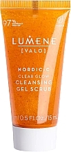 Fragrances, Perfumes, Cosmetics Cleansing Gel Scrub - Lumene Valo Nordic-C Clear Glow Cleansing Gel Scrub (mini)