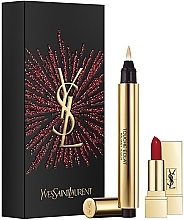 Fragrances, Perfumes, Cosmetics Set - Yves Saint Laurent Touche Eclat Set (pen/2.5ml + mini/lipstik/0.85g)