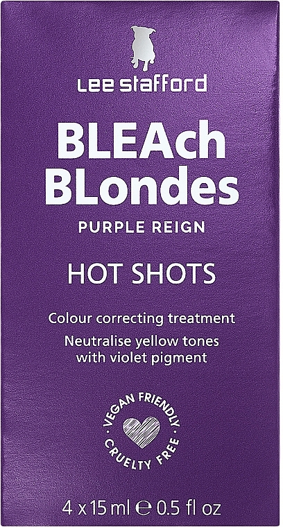 Anti-Yellow Toner - Lee Stafford Ice Purple Toning Cool Shots — photo N1