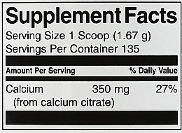 Calcium Citrate Powder Mineral Supplement for Strong Bones - Swanson Calcium Citrate Powder 100% Pure And Dair Free — photo N3