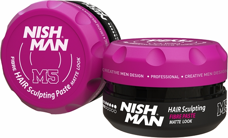 Hair Paste - Nishman Fibre Paste Matte Look M5 — photo N1