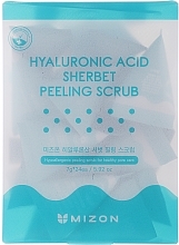 Fragrances, Perfumes, Cosmetics Hyaluronic Acid Face Scrub-Sorbet - Mizon Hyaluronic Sherbet Peeling Scrub