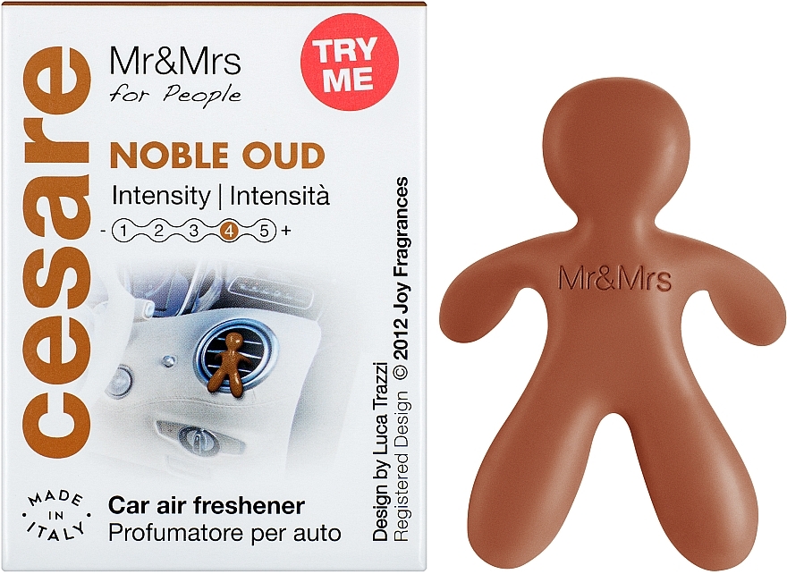 Cesare Car Air Freshener, Noble Oud - Mr&Mrs Fragrance  — photo N2