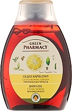 Fragrances, Perfumes, Cosmetics Bath & Shower Oil "Carnation & Lemon" - Green Pharmacy