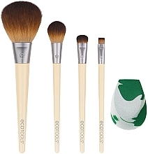 Makeup Brush Set with Sponge - EcoTools The Core Five Set — photo N1