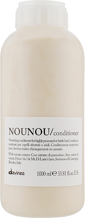 Nourishing Thickening Conditioner for Brittle & Damaged Hair - Davines Nourishing Nounou Conditioner  — photo N9