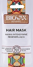 Regenerating Apple Vinegar Hair Mask - L'biotica Biovax Botanic Hair Mask Travel Size — photo N3