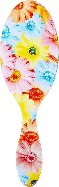 Massage Hair Brush, flowers - Top Choice Soft Touch 63961 — photo N2