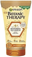 Fragrances, Perfumes, Cosmetics Leave-In Honey & Propolis Hair Cream - Garnier Botanic Therapy Restoring 3 in 1 Leave-In Honey & Beeswax