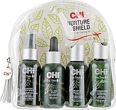 Fragrances, Perfumes, Cosmetics Set - CHI Nurture Shield (sh/59ml + cond/59ml + ser/59ml + spray/59ml)