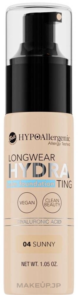 Hypoallergenic Moisturizing Foundation - Bell HypoAllergenic Longwear Hydrating Balm Foundation — photo 04 - Sunny