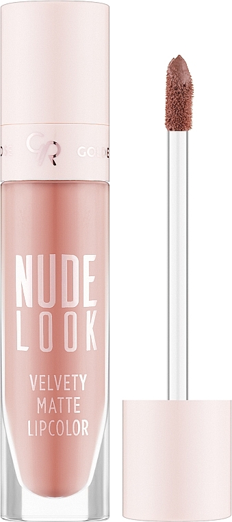 Matte Lipstick - Golden Rose Nude Look Velvety Matte Lipcolor — photo N1