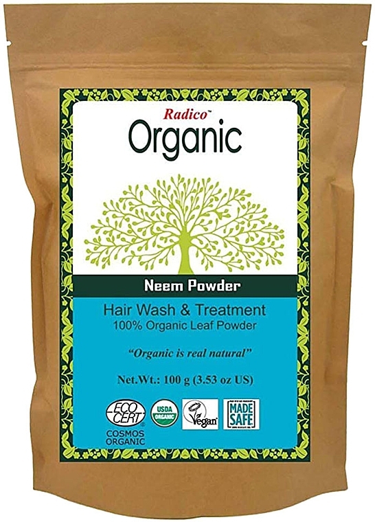 Organic Hair Powder 'Neem' - Radico Organic Neem Powder — photo N1