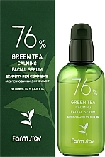 76% Green Tea Face Serum - FarmStay Green Tea Calming Facial Serum — photo N3