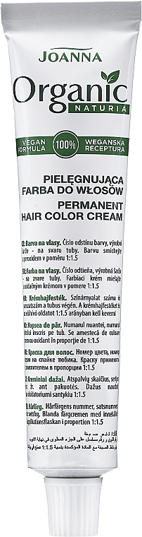 Cream Color - Joanna Naturia Organic Permanent Hair Color Cream — photo N2