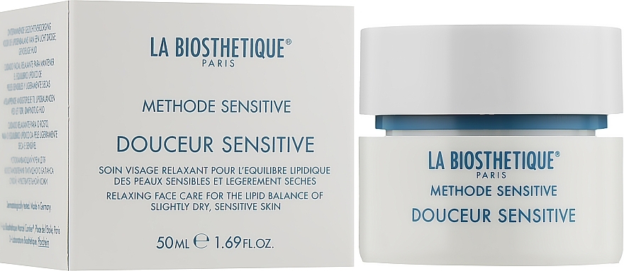 Relaxing Cream for Restoring the Lipid Balance of Dry, Sensitive Skin - La Biosthetique Douceur Sensitive Cream — photo N2