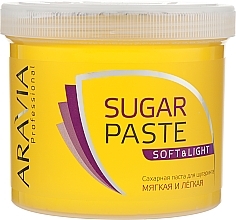 Fragrances, Perfumes, Cosmetics Soft & Light Sugaring Paste - Aravia Professional Sugar Paste Soft and Light