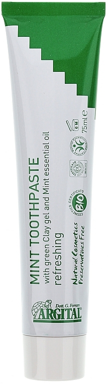 Mint Toothpaste - Argital Mint Toothpaste — photo N2