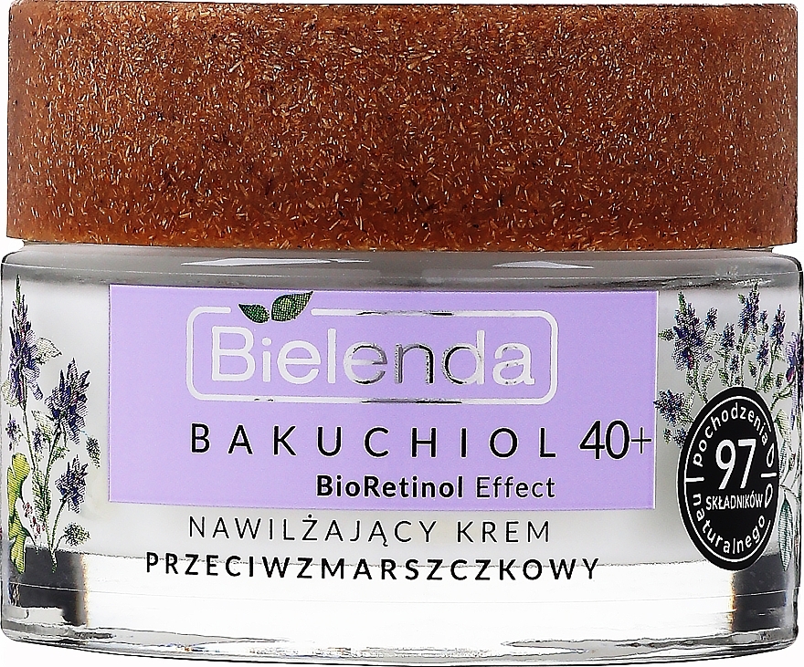 Moisturizing Anti-Wrinkle Cream 40+ - Bielenda Bakuchiol BioRetinol Efect 40+ — photo N1