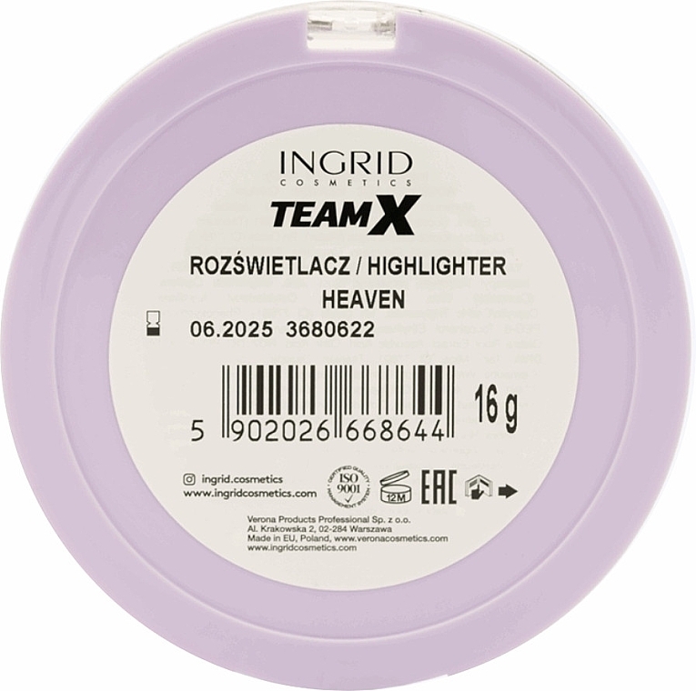 Highlighter - Ingrid Cosmetics Team X Highlighter — photo N2