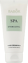 Fragrances, Perfumes, Cosmetics Hand Cream - Babor Spa Energizing Hand Cream Rich